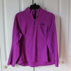 The North Face Purple 1/4 Zip Sweater Womens Size Medium